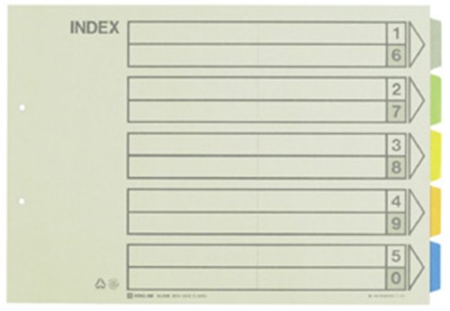 King Jim Kara index B4E 909E intercalaire japonais classement paysage