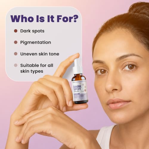 Image of SESA 5% Niacinamide, 2% Kojic Acid, 2% Alpha Arbutin VEDSCIENCE Dark Spot Face Serum 30ml | 14%+ Actives Even Tone Ayurvedic Extracts Dermatologically Tested