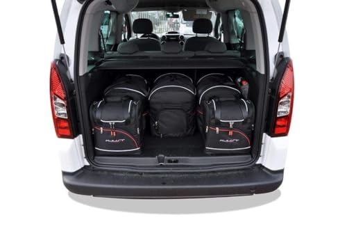KJUST Kofferraumtaschen 6 stk kompatibel mit CITROEN BERLINGO II (B9) 2008-2018