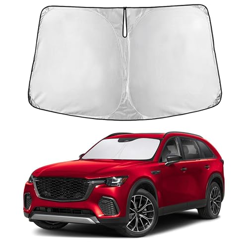 Image of Autovir Windshield Sun Shade Fit for 2016-2024 2025 2026 Mazda CX-9 Sunshade, Front Car Window Shades Sun Visor, Blocks UV Rays & Heat, Car Accessories