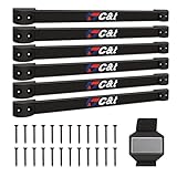 Magnetic Storage Organizer Tool Holder, Magnetic Tool Holder Strip, 6-Pack Magnetic Tool Bar,1-Pack Wrist Magnetic Holder for Garage,Shop and Kitchen | Garage Wall Mount Rack- Mounting Screws Included