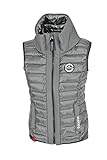 eskadron grey melange cotton Coole Materialmix Weste, quergesteppt mit angedeuteter Kapuze. Das lässige Must-Have der Kollektion. 'love riding, be different, stay fanatic - Eskadron.Equestrian.Fanatics!'