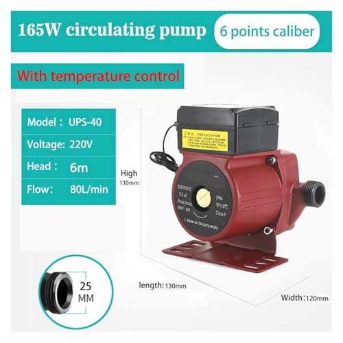 Pompe à eau de circulation de chauffage 165W pour chaudière - 3