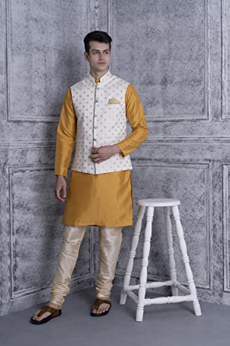 Image of Ethluxis Men's Silk Blend Kurta Set