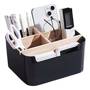 Seasboes Bambus Tisch Organizer 5 Fächer