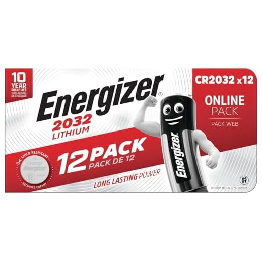Energizer Pilas CR2032, Paquete de 12 Pilas de Boton