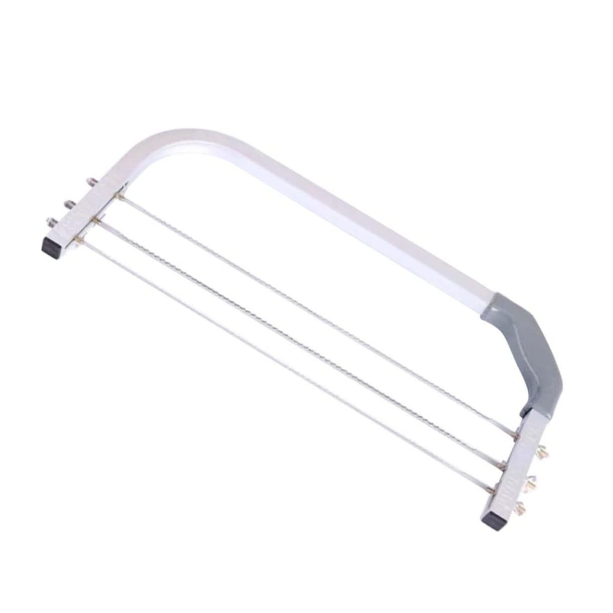 MAGICLULU Coupe-gâteau à 3 Lames Niveleur de Gâteau en Alliage D'aluminium Anti-dérapant pour Pâtisserie Amateur et Professionnel