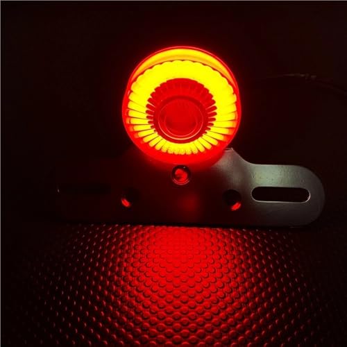 Luz trasera de freno para motocicleta Sportster y Bobber estilo Chopper customizada 4