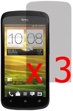 Luxmo LCD Screen Film Guard Screen Protector for T-Mobile HTC One S x3 -Clear