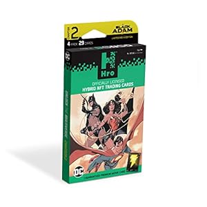 DC |Hro Officially Licenced Hybrid NFT Trading Cards| Chapter 2: 4-Pack Premium Booster Box, 29 Cards