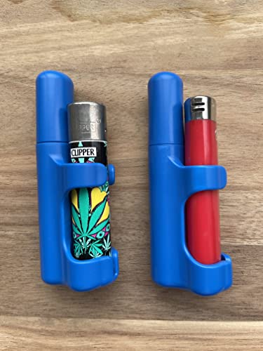 Joint Case – The Clinger Is A Smell Proof, Crush Proof, Portable, Cigarette Case That Attaches To Your Lighter (Royal Blue) #TOP7