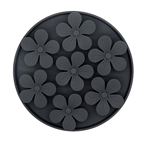 Hearthxy Tapis à lécher pour mangeoires lentes pour Chat - Tapis d'alimentation pour Chien et Chat,Réducteur d'ennui et d'anxiété, Jouets d'enrichissement de Puzzle pour Chien, Tapis de Nourriture Cover