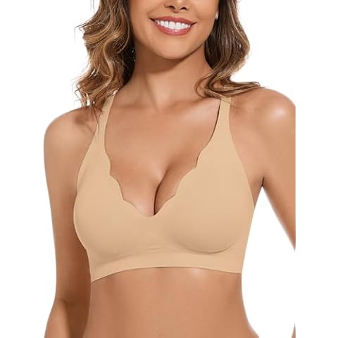 WOWENY Padded Non Wired Support Bras Cover