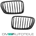 DM Autoteile 2x Kühlergrill Schwarz Matt SET passt für 3er E46 Coupe Cabrio 99-03 SPORT