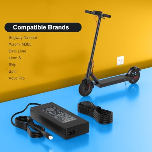 42 V 2 A adapter oplader voor Segway Ninebot, Xiaomi M365, Bird, Lime, Lime-S, Skip, Spin, Aovo Pro elektrische step-oplader voor ES1 ES2 ES4 E22 voor 36 V Li-Ion accu - Afbeelding 4
