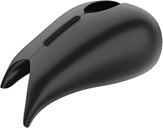 US Stock Motorcycle Stretched Tank Covers Fit for 2009+ Harley Touring FLH - Unpainted, ABS Plastic Gallon Fuel Shrouds
