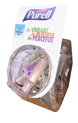 Purell Hand Sanitizer 1 ounce Assorted Scents, 25 Count Jar With Jelly Wrap Holder