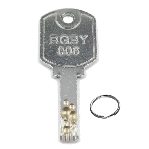 Image of Compatible with TSA006 Luggage Key for Rimowa, TSA 006 Key Ralcement for RIMOWA Luggage Lock Customs (Black)