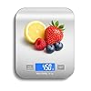 Balança de Cozinha Digital Premium em Inox Resistente à Água Portátil Base Antiderrapante Visor de Alta Definição Pesagem Precisa de 1g a 10kg Durável Moderna e Ideal para Alimentos Frescos