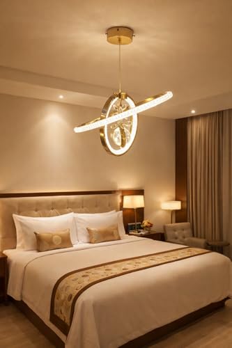 Image of Modern 20041 LED Pendant Chandelier Light | Warm White Decorative Lighting Fixture Contemporary Hanging Lamp | Ideal for Dining Room,Living Room,Kitchen Island & Hall