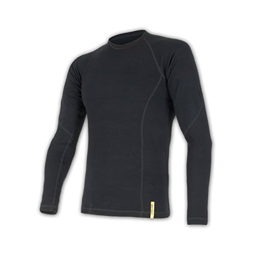 Sensor Merino Wool/DF herr T-shirt LS svart S