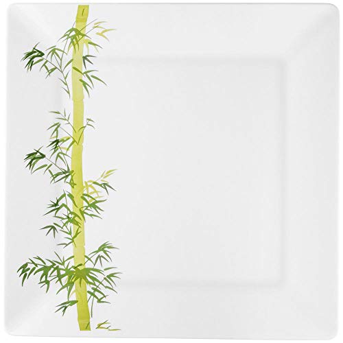1 Aparelho De Jantar/chá 30 Peças Quartier Bamboo - Gm30-2416 Oxford Branco/verde