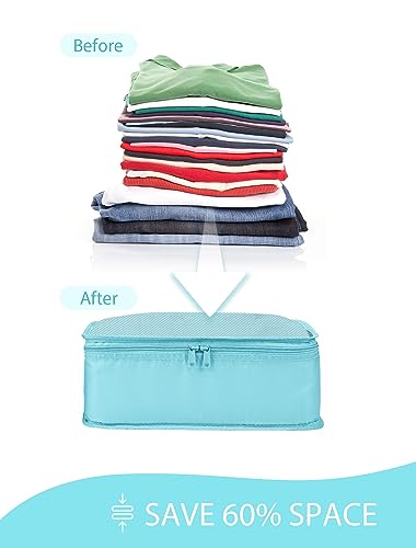Dimj Packing Cubes For Suitcase Organizer Bags Set For Carry On Suitcase Lightweight Packing Cubes For Travel Cubes For Luggage With Large Toiletries Bag thumb #5