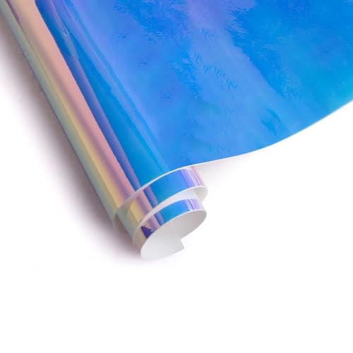 Image of Itsy Bitsy Vinyl Holographic Opal White 12inchx2ft 1 Roll|for Home Kitchen Countertop, Cabinet Furniture,Oil Proof,Table Top,Car Wrap Sheet, Wallpaper, Waterproof Vehicle Sticker