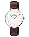 Produktbild Daniel Wellington Classic Bristol, Dunkelbraun/Silber Uhr, 40mm, Leder, für Herren