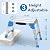 Loyoda 600lbs Work Platform, Foldable Step Stool with One-Click Folding and 3 Adjustable Heights, Perfect for RV Cleaning, Home Painting and Reaching High Places