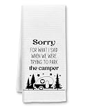 Funny Camping Dish Towel Set