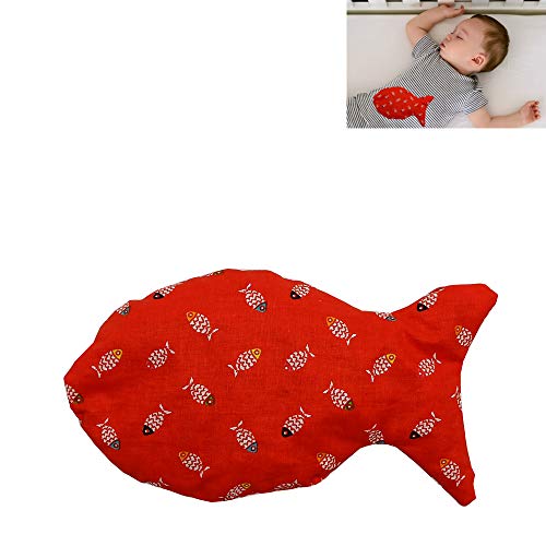 Sacca termica per alleviare le coliche nei neonati "Pesce rosso" - contiene...