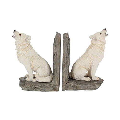 Nemesis Now Wardens of The North - Sujetalibros (20,3 cm), Color Blanco