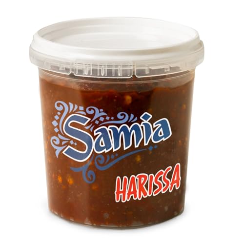 Sauce Harissa condiment pimenté SAMIA purée de piments rouges en sachet 150g x4