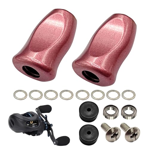Maneta para carrete baitcaster con mangas antideslizantes de casting