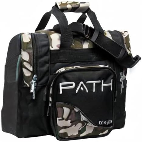 Pyramid Path Pro Deluxe Single Bowling Ball Tote - Holds One Ball, One Pair Shoes Up to Mens 15