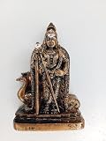 HEENA HOME DECOR Lord MURUGAN/KARTHIKEYA/Peacock MURUGAN/MURUGA Golden Statue