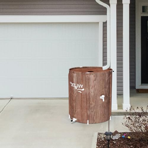 KMJETNIVY Rain Barrel Anti-Collapse Collapsible Rainwater Collection System,Portable Water Storage Tank,Garden Water Catcher