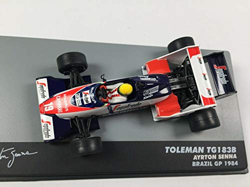 OPO 10 Car 1/43 F1 TOLEMAN TG183B Ayrton Senna miniatura 5