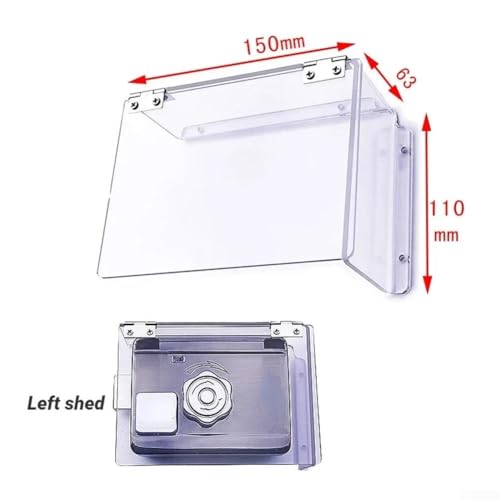 Boîtier pour serrure électronique haut de gamme en acrylique transparent
