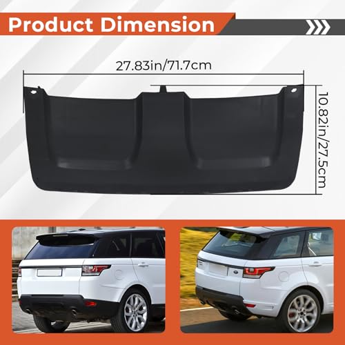 labwork Rear Bumper Skid Plate Trim Replacement for Range Rover Sport 2014-2017 by labwork - Image 5