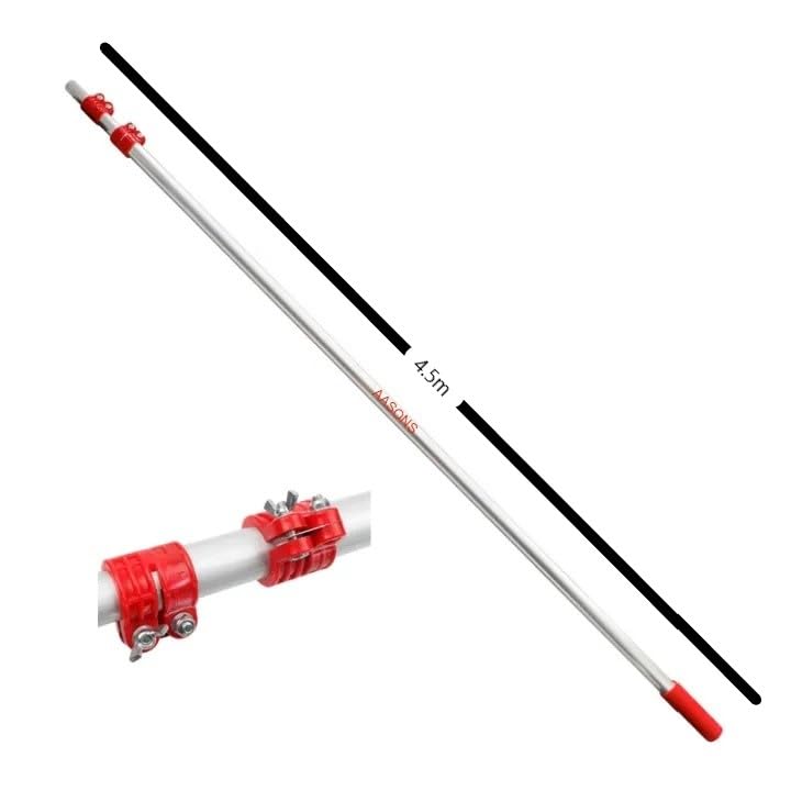 AASONS Extendable Pole Saw, Telescopic Tree Pruner, Long Reach Extension Branch Cutter Pruning Saw (4.5 Meters) - Image 2 thumbnail