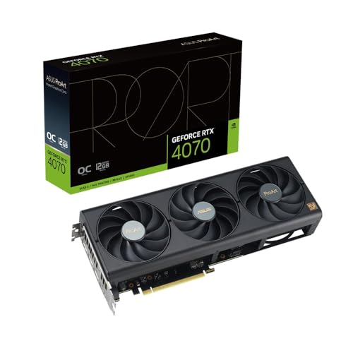 グラフィックボード・グラボ・ビデオカード ASUS GeForce RTX 4070 OC 12GB Amazon | ASUS ProArt GeForce RTX 4070 OC Edition 12GB GDDR6X