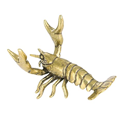 Image of Novelty Crayfish Statue Pen Holder Lobster Figurine Decor Crafts for Desktop