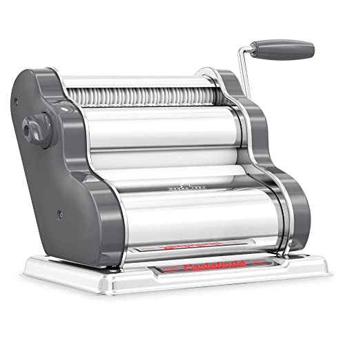 PASTALINDA Classic 200 Pasta Maker Machine, Gray