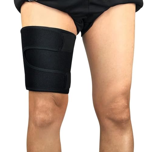 BWOOOWE Manchon De Compression Cuisse Support Bande Maintien Pour Attelle Cuisse Manchon De Compression Ischio Jambiers Protection Sport Pour Homme Et Femme (M)