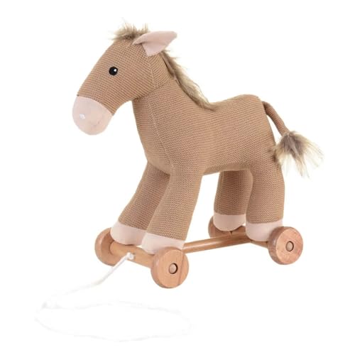 Egmont Toys Ziehfigur Pferd Henry - Holzspielzeug - 25x30x15 cm