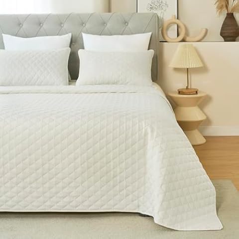 Couvre-lit WOLTU 220x240 cm Beige Cover