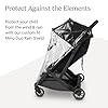 UPPAbaby Minu Duo Rain Shield - Waterproof and Windproof Coverage - Ventilated Design - Quick Attachment - Easy Access to Children