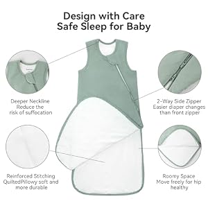 BubblePanda Rayon Made from Bamboo Sleep Sack 0-6 Months 1.0 Tog Newborn — photo 3 of 6